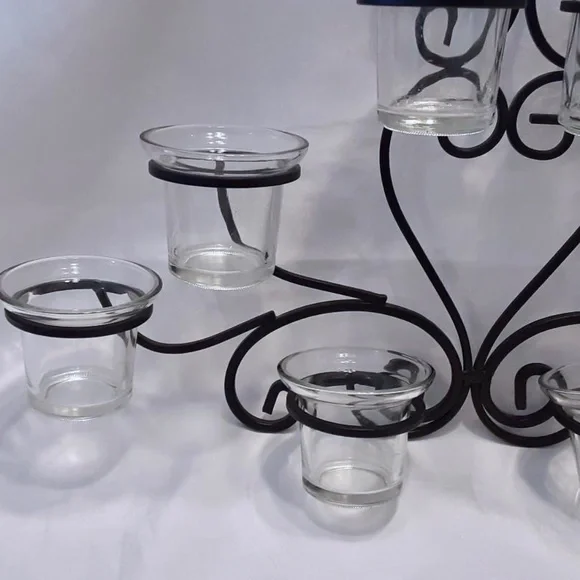 Eight Votive Candle Holder Wall Sconce - Picture 2 of 5